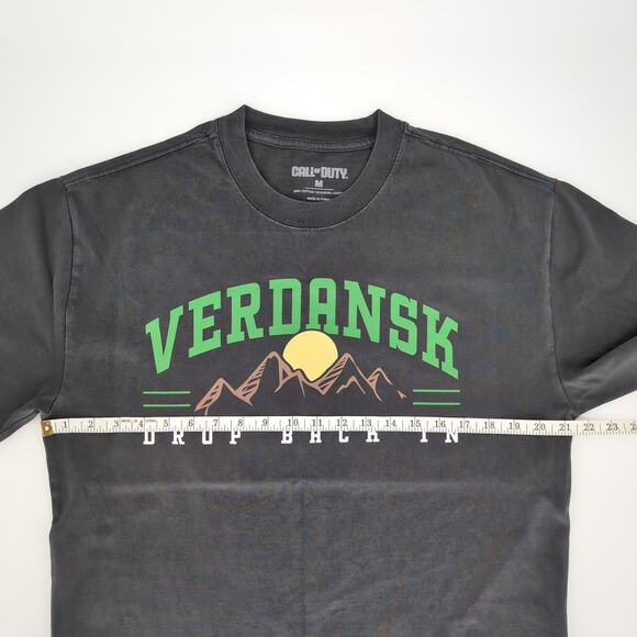 Call Of Duty Warzone Verdansk Black Men's Women's Unisex T-Shirt - Size M - NWOT - Picture 9 of 12